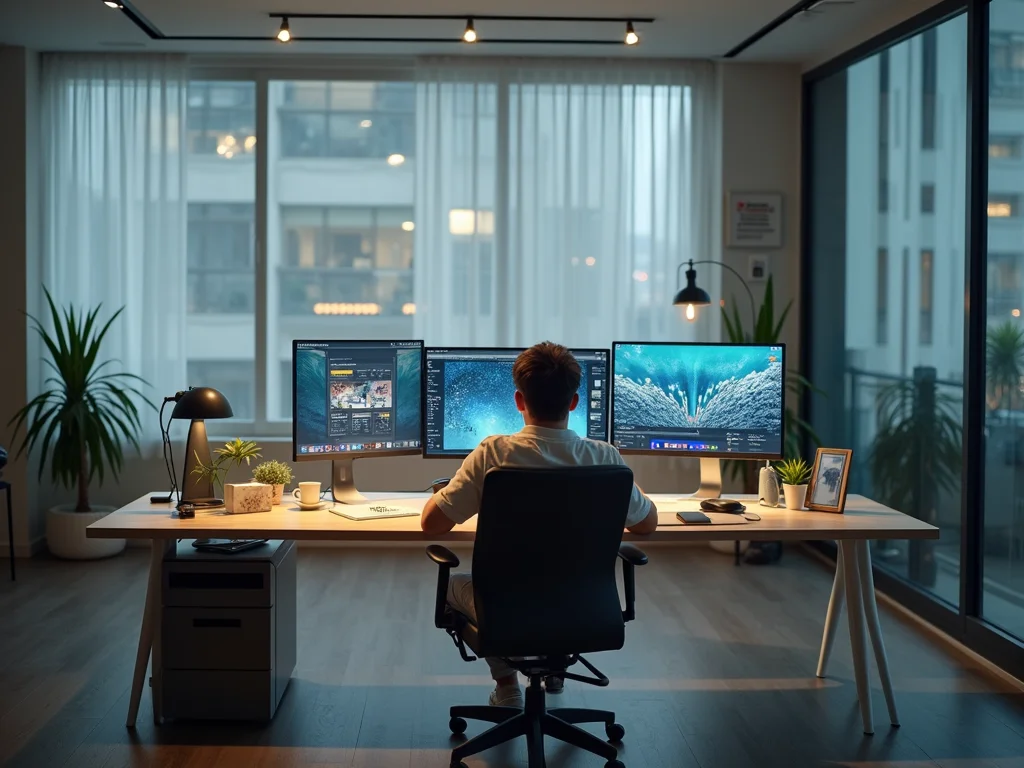 ergonomia pc setup confortável 2026