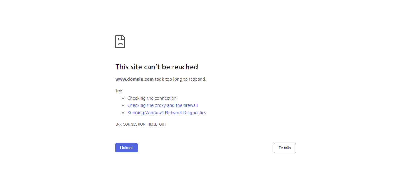 erro 504 gateway timeout