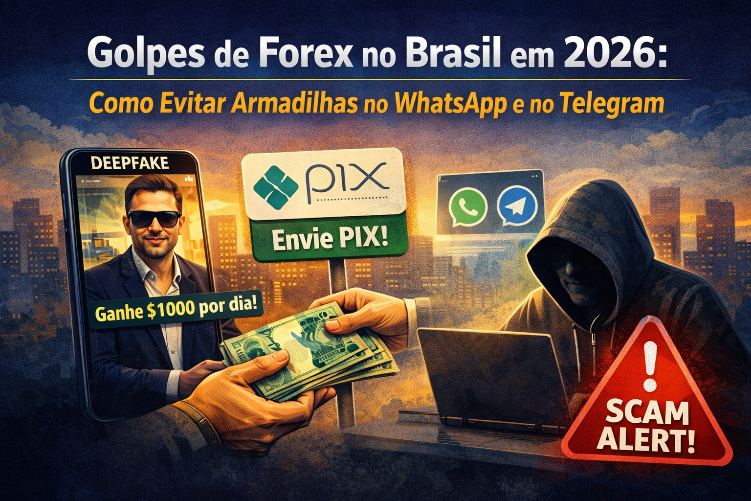 O que fazer imediatamente após cair em um golpe do Pix