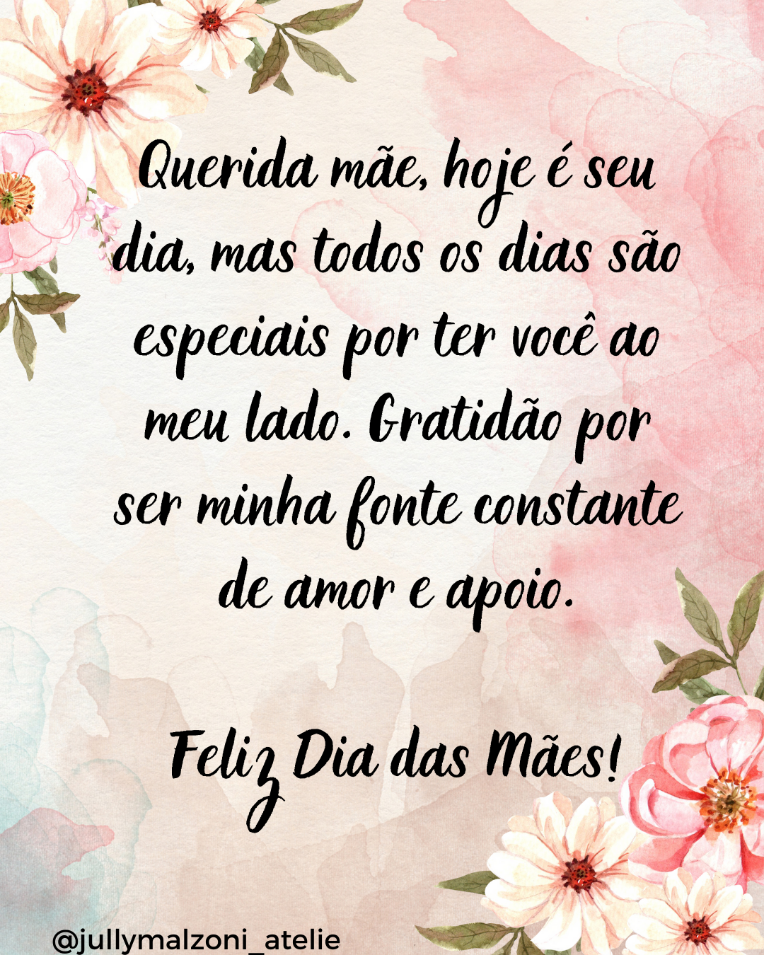 feliz dia das mães mensagem para amiga