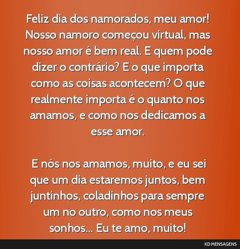 feliz dia dos namorados