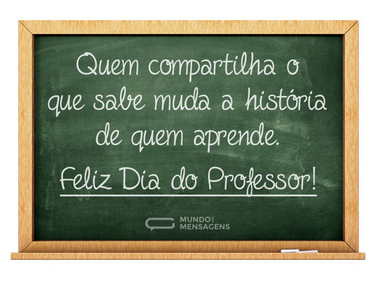 feliz dia dos professor