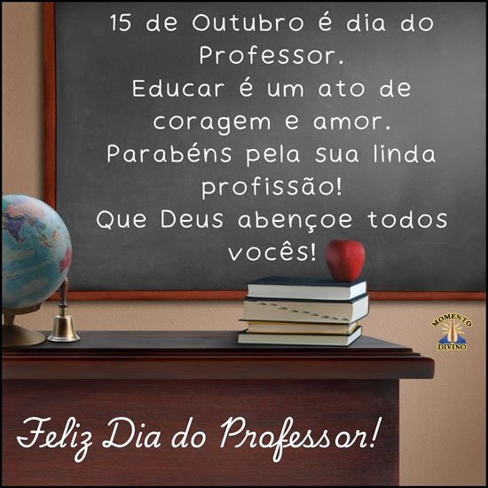 feliz dia dos professor