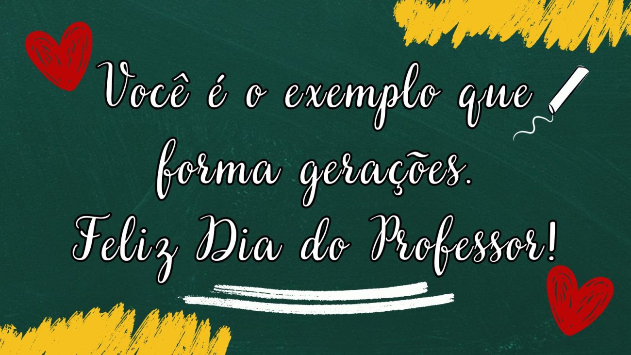 feliz dia dos professor