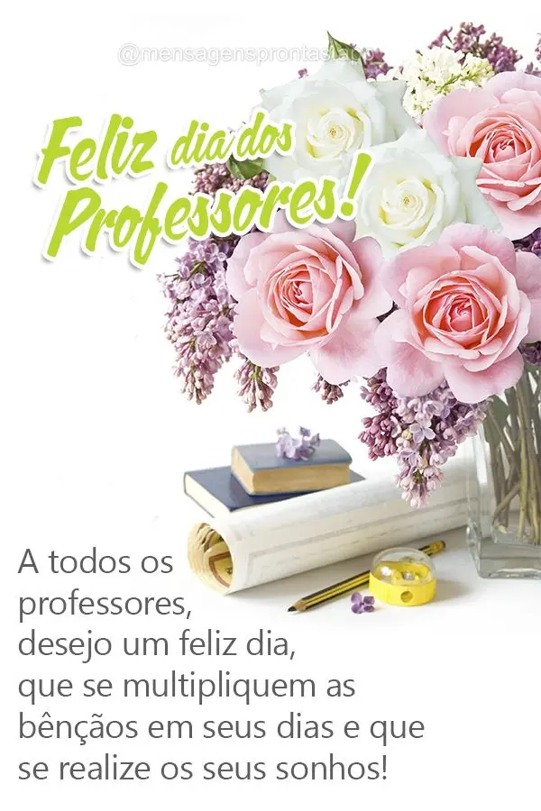 feliz dia dos professor