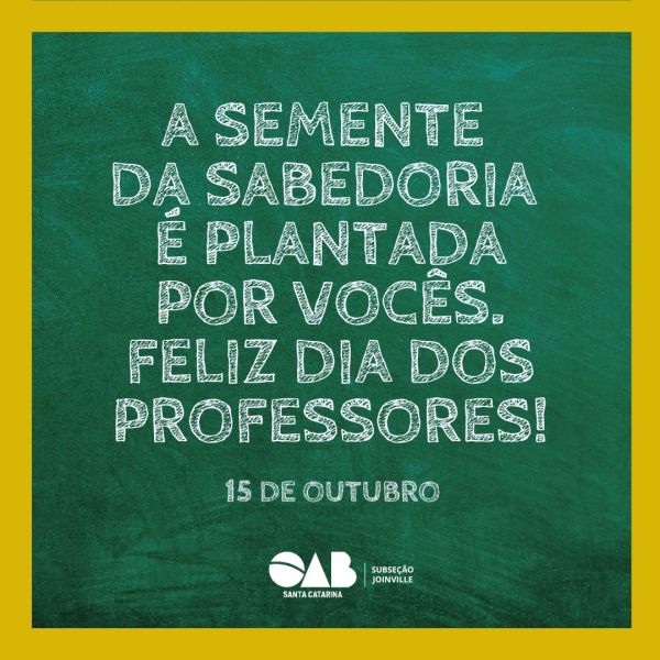 feliz dia dos professor