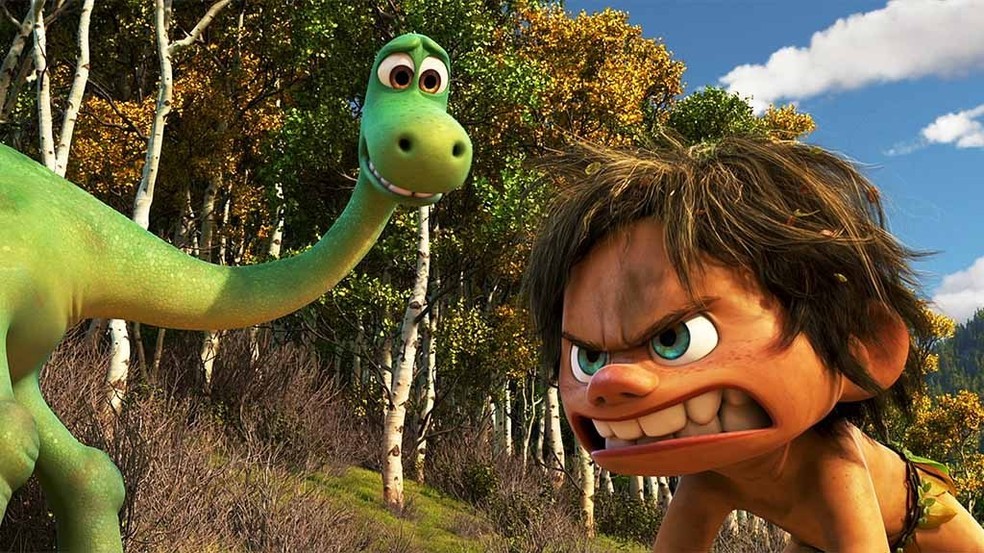 animação de dinossauros