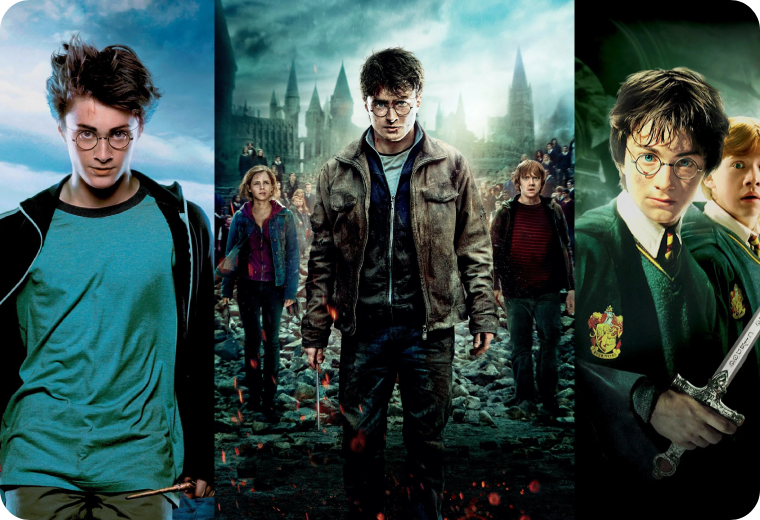 filmes de harry potter por ordem