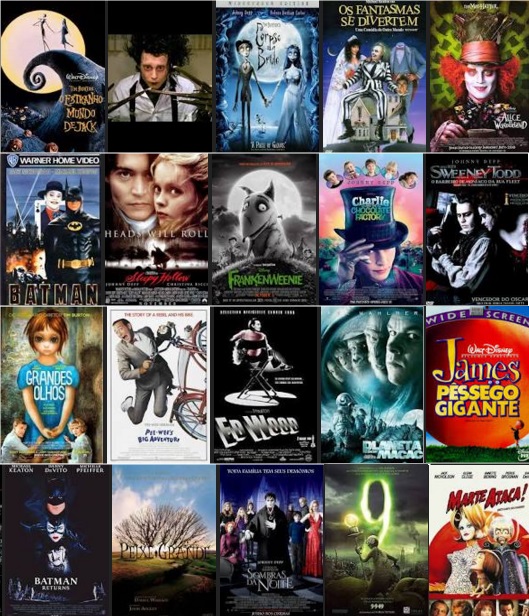 filmes de tim burton