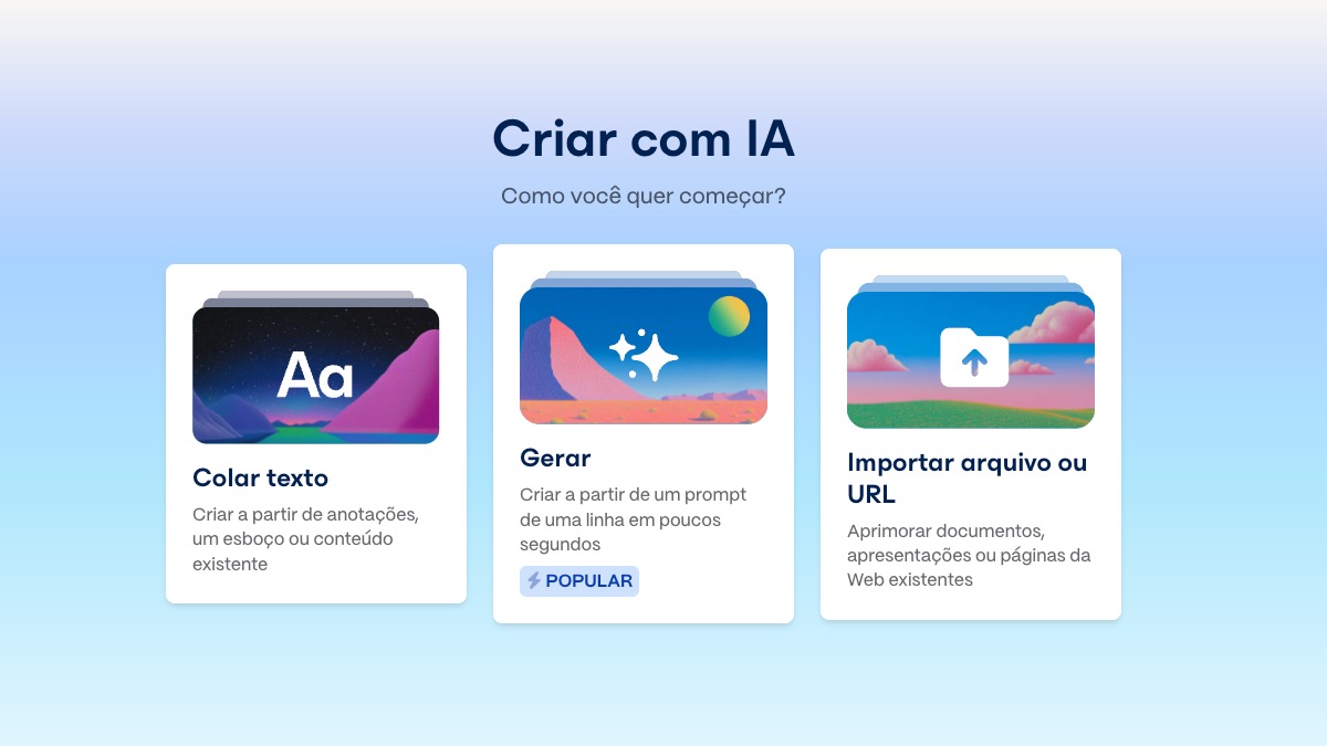 criar sites com inteligência artificial gamma