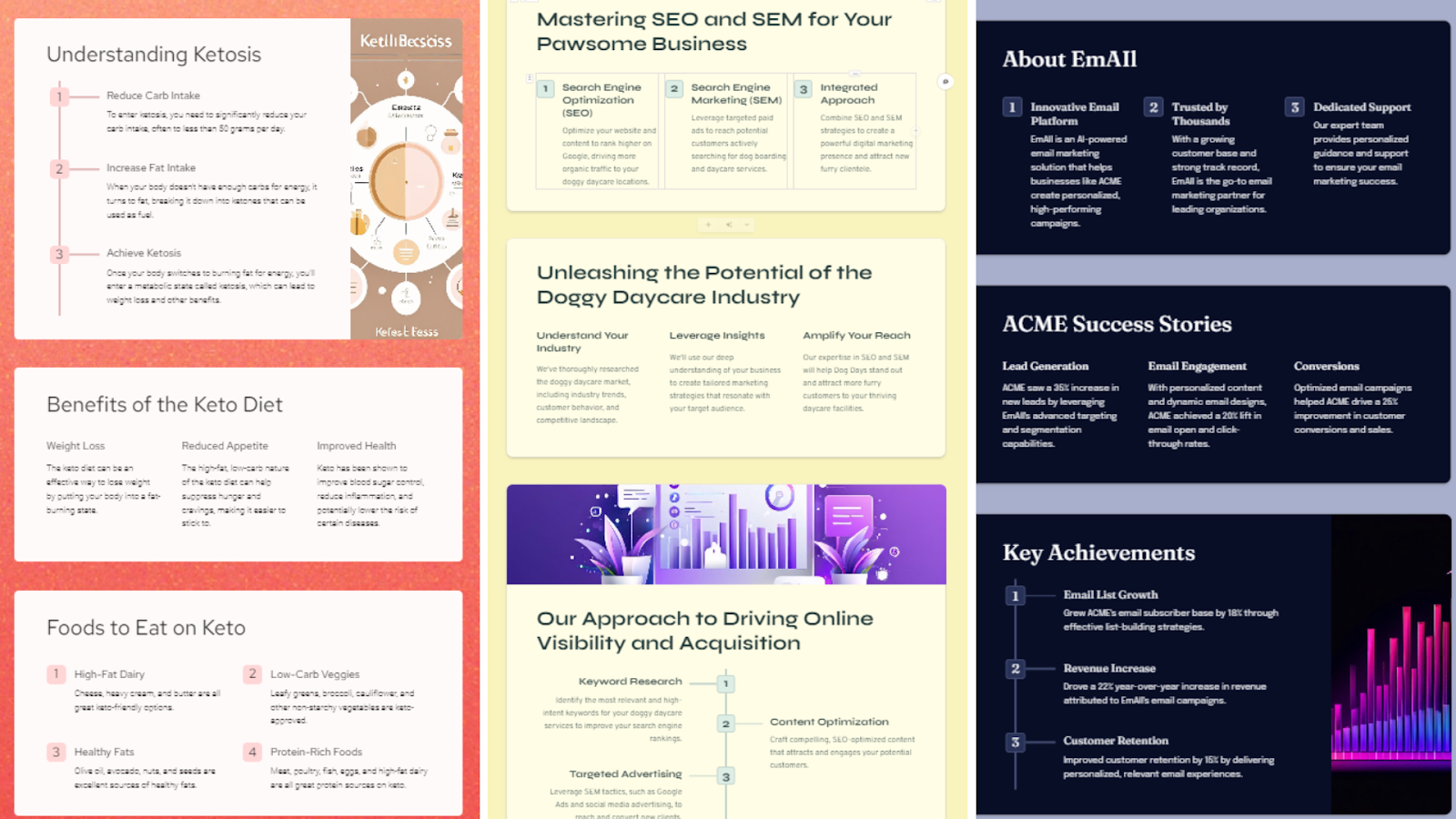 5 ideias de títulos