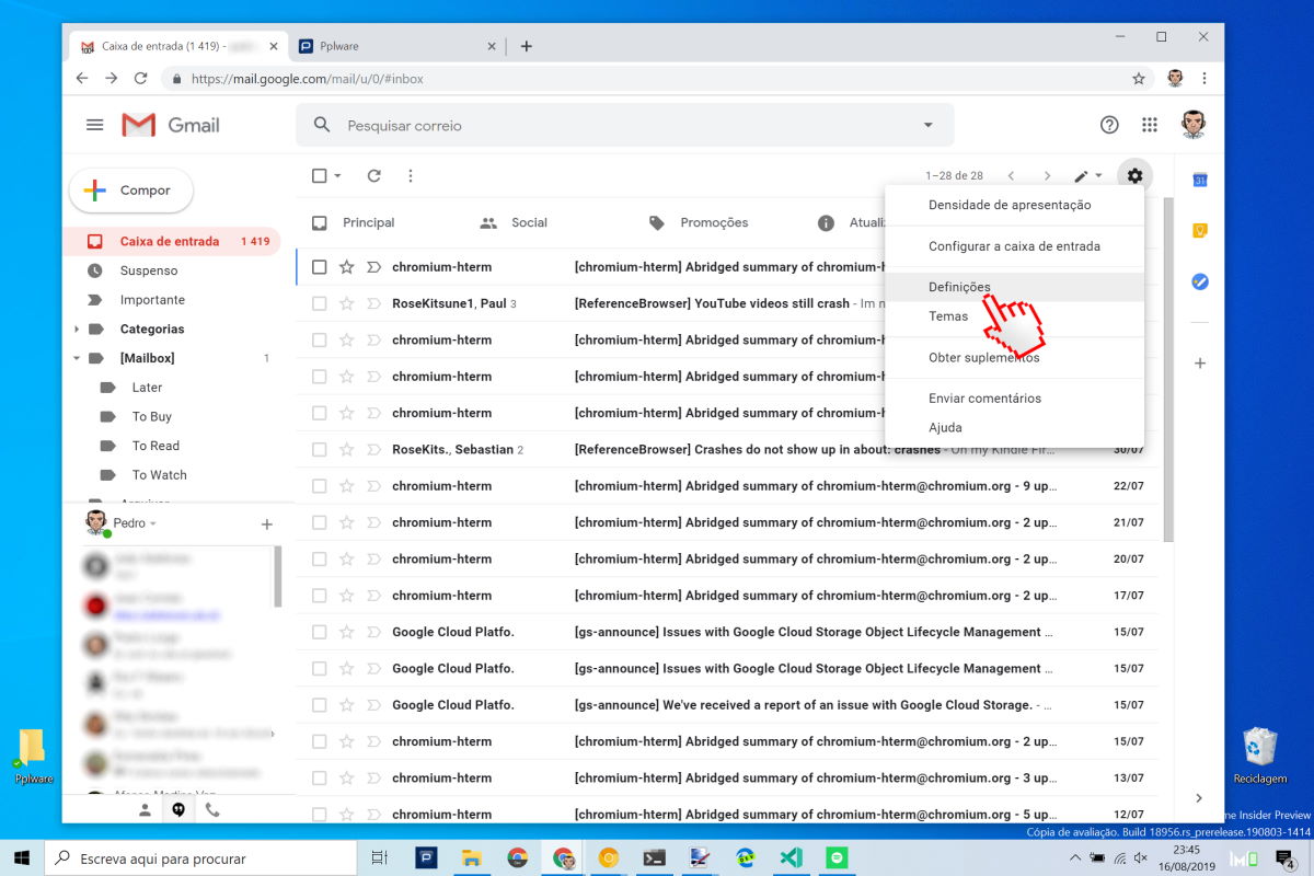 Como ativar a verificação em duas etapas na sua Conta Google