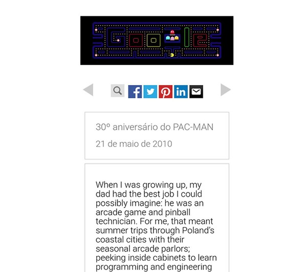 Os melhores jogos interativos do Google Doodles