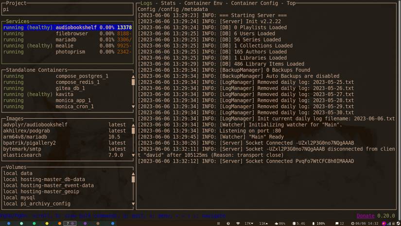 Monitoramento avançado de contêineres com Lazydocker