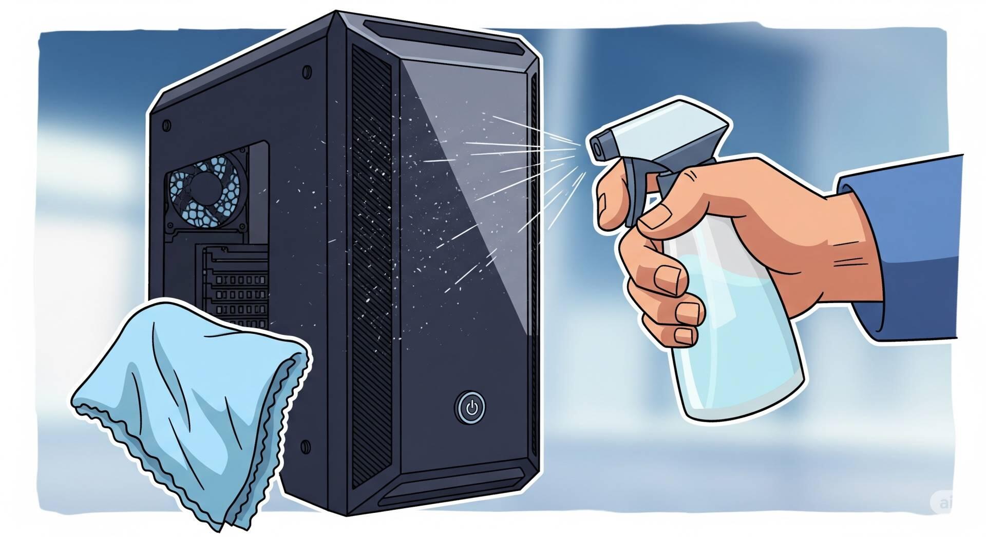 Limpeza Profunda de PC: Desmontando e Higienizando Componentes