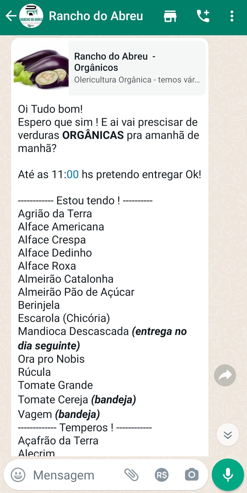 lista de transmissão whatsapp