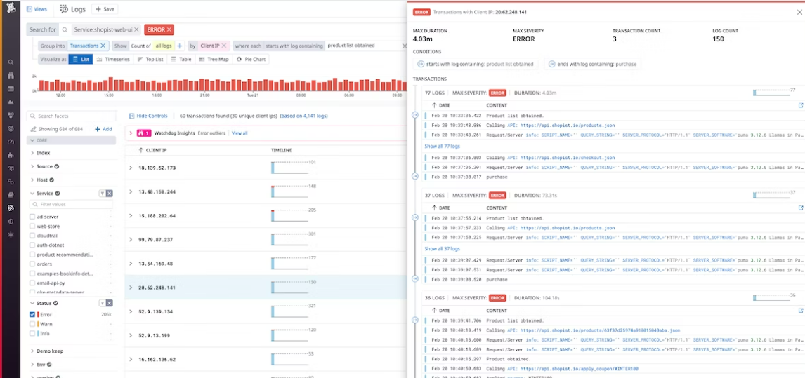 melhores ferramentas para analisar log de servidor