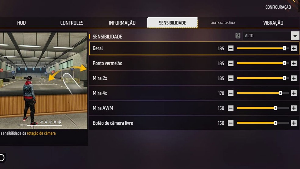 melhor sensi do free fire 2026