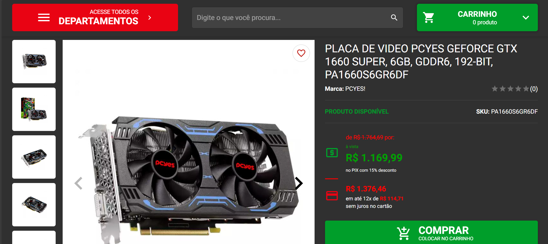 qual a melhor placa de vídeo nvidia barata