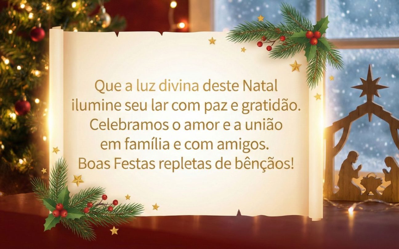 5 ideias de títulos:
1. As Melhores Mensagens de Natal para Encantar Seus Contatos no WhatsApp
2. Mensagens de Natal Criativas: Deixe Seu WhatsApp Mais Festivo!
3. Como Escolher a Mensagem de Natal Perfeita para Cada Pessoa
4. Mensagens de Natal para Empresas: Fortaleça Relações Profissionais
5. Feliz Natal! Frases Inspiradoras para Celebrar a Data
