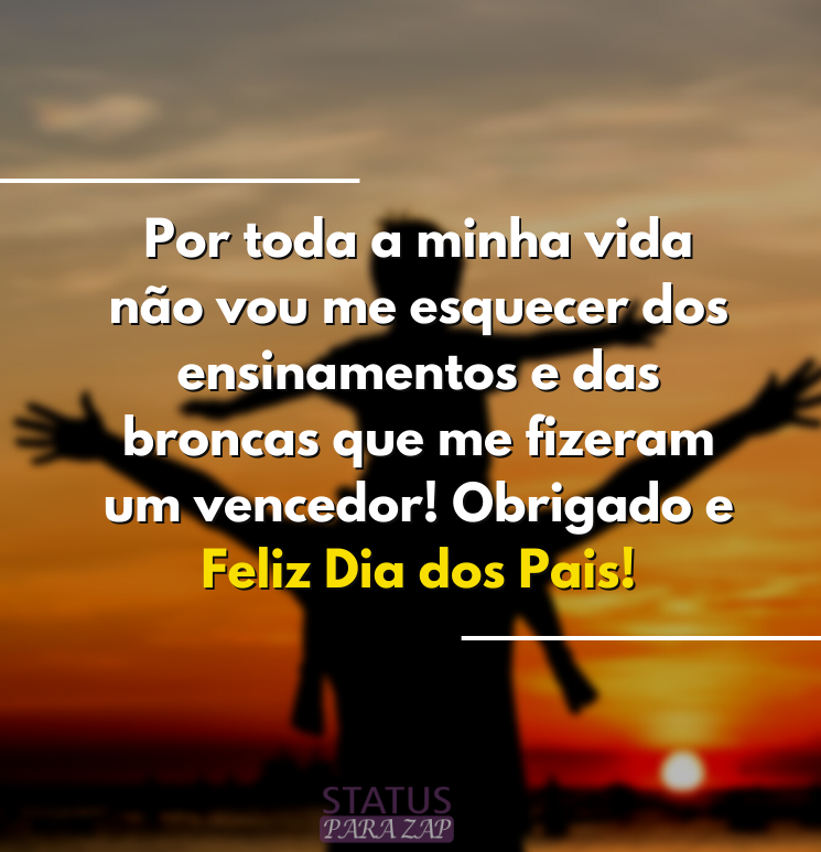 mensagens dia dos pais curtas