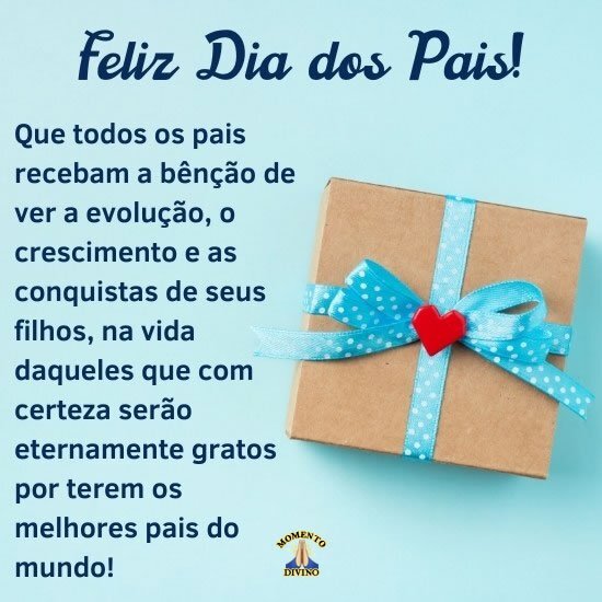 mensagem feliz dia dos pais