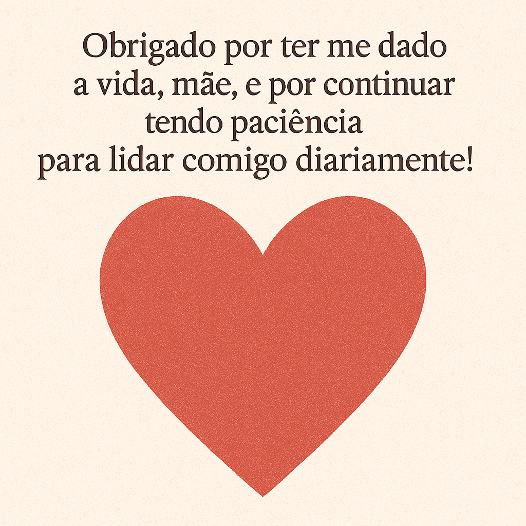 mensagem para o dia das mãe