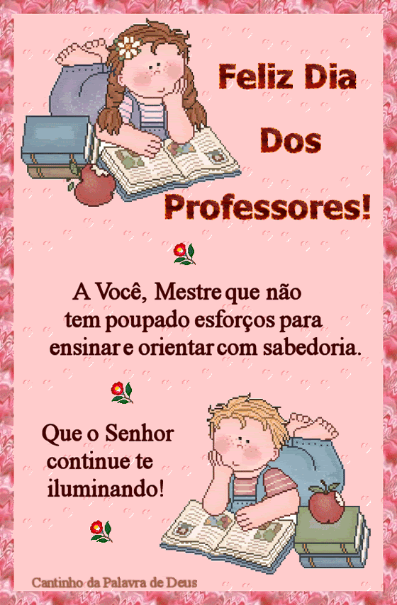 Exemplos de mensagens institucionais para o Dia do Professor