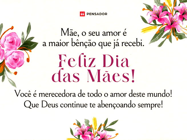 mensagens de dia das mães