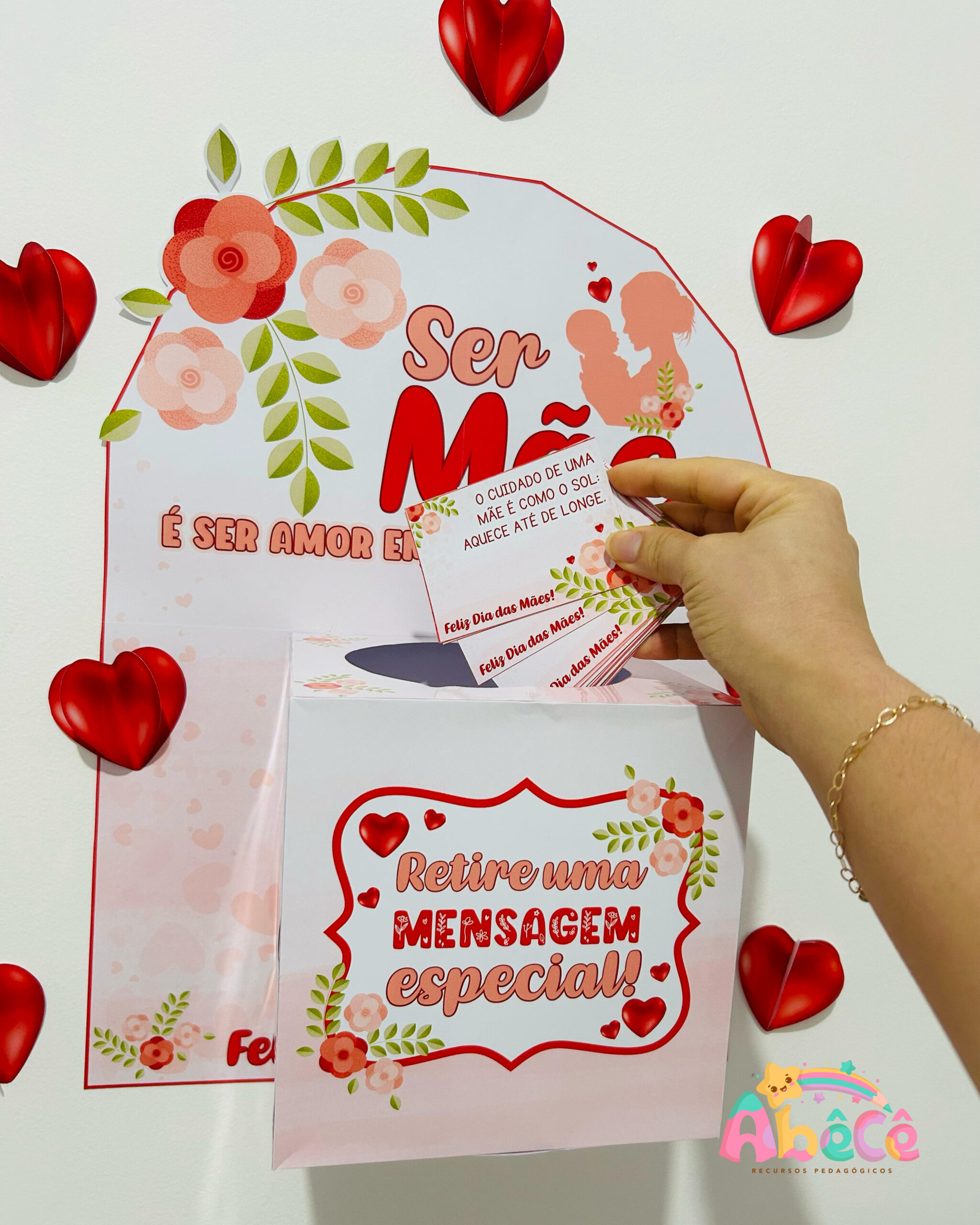 Como criar um cartão de Dia das Mães artesanal