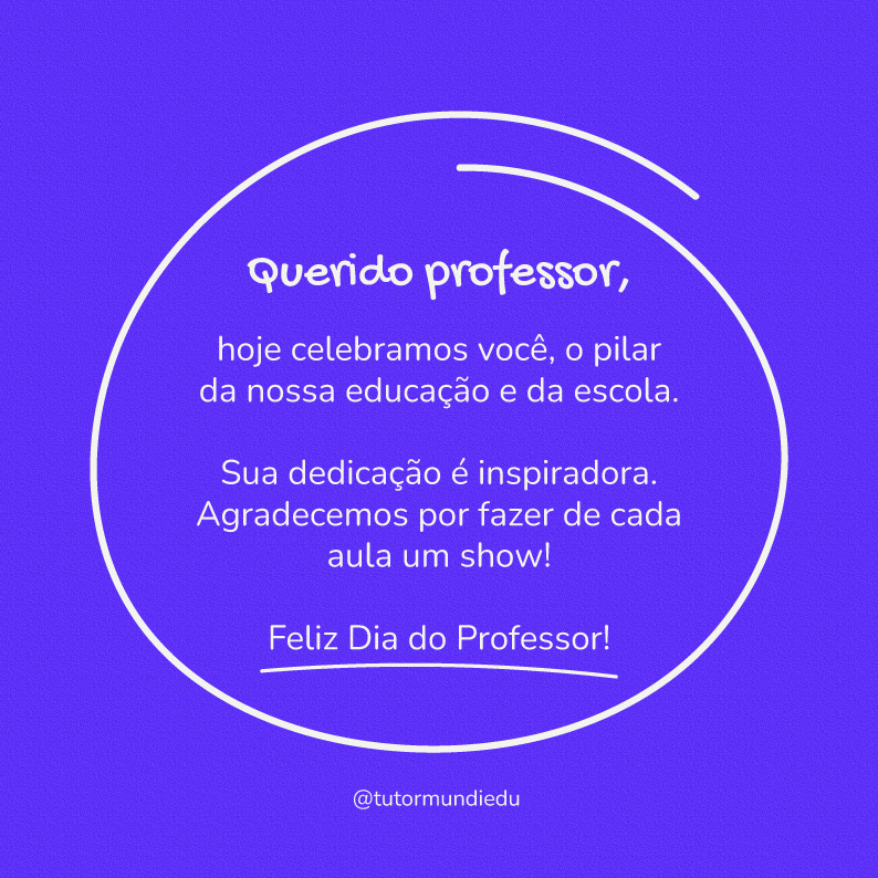 mensagens dia dos professores