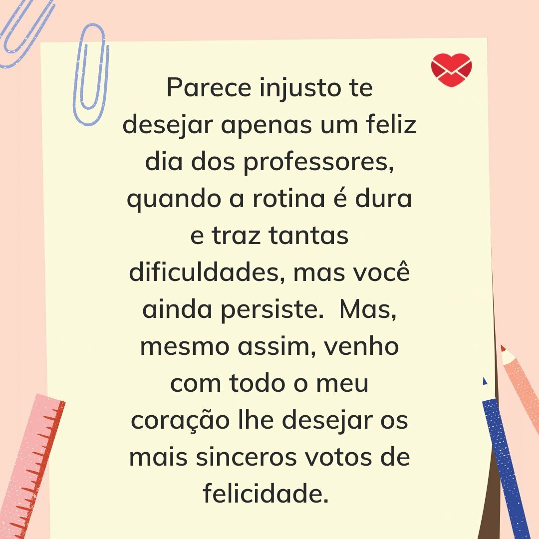 mensagens inspiradoras para o dia dos professores