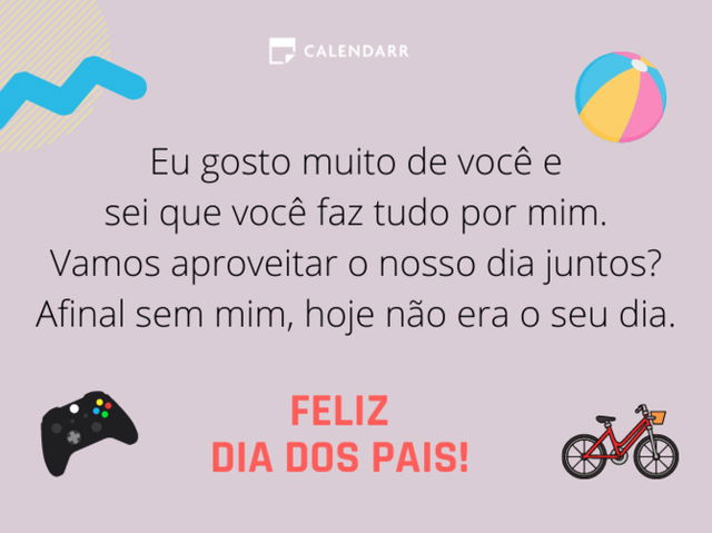 mensagens para os dia dos pais