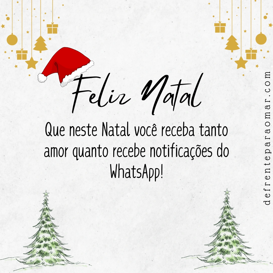msg de natal whatsapp