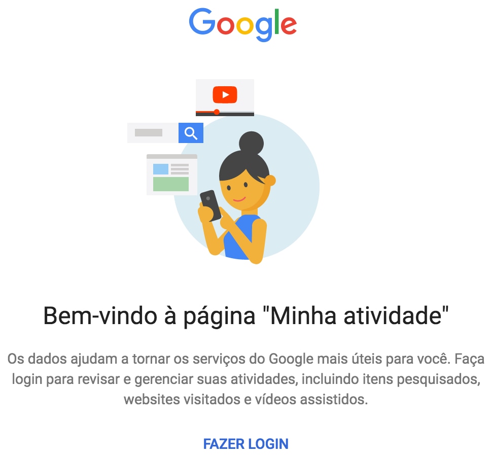 Como ver o histórico de localização do Google