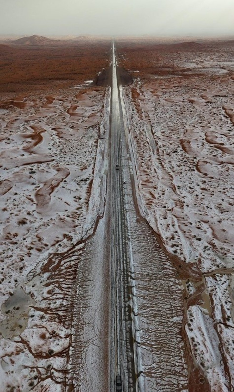 temperatura neve deserto arabia saudita