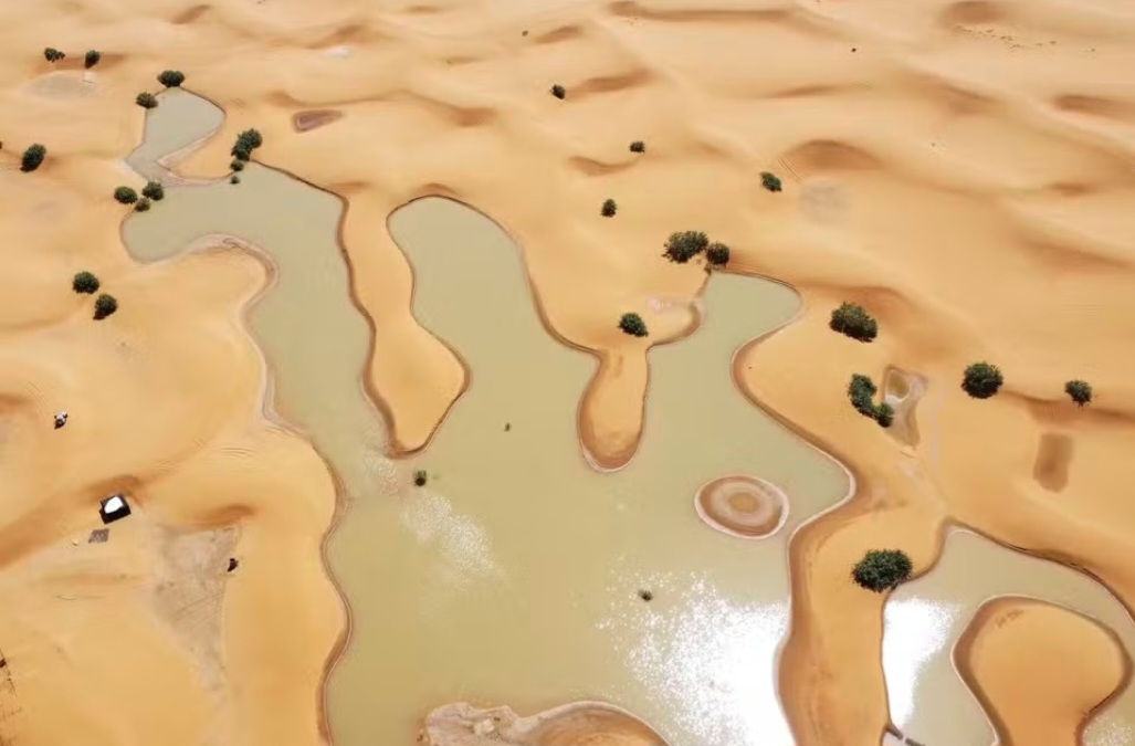 fotos de neve no deserto do saara