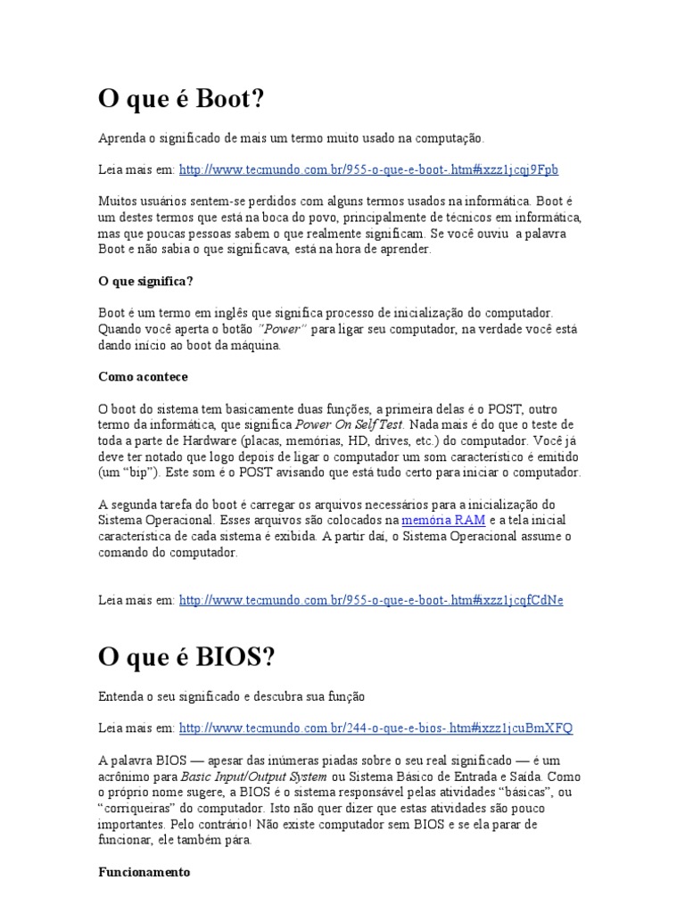 o que é boot