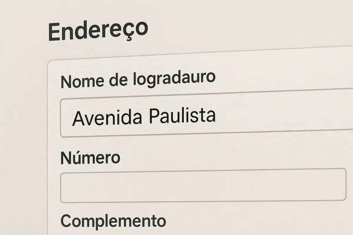 Erros comuns ao informar o logradouro e como evitá-los