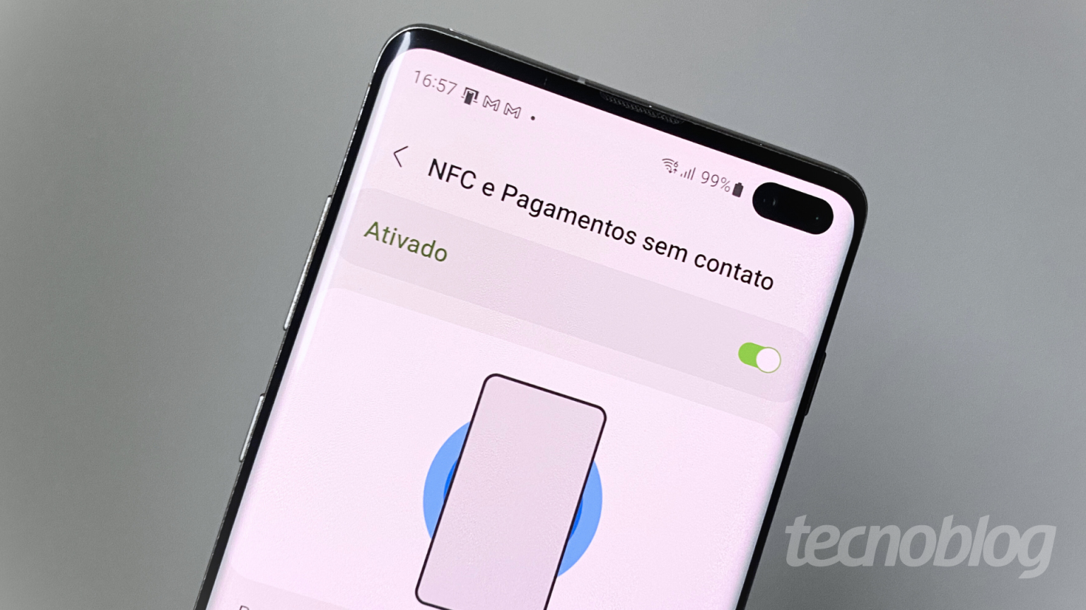 celular com nfc para pagar