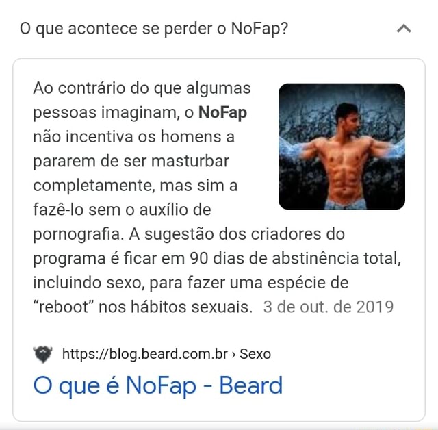 Como Participar do No Nut November (NNN) e NoFap September