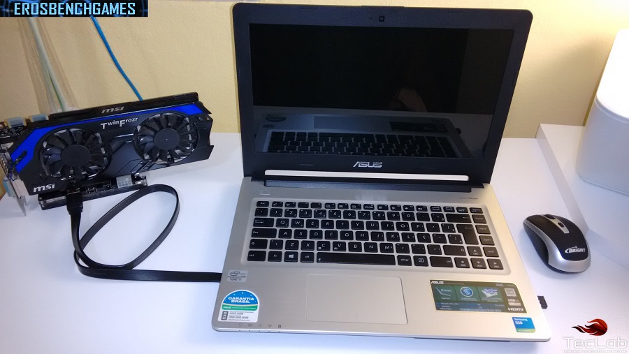 placa de vídeo externa para notebook