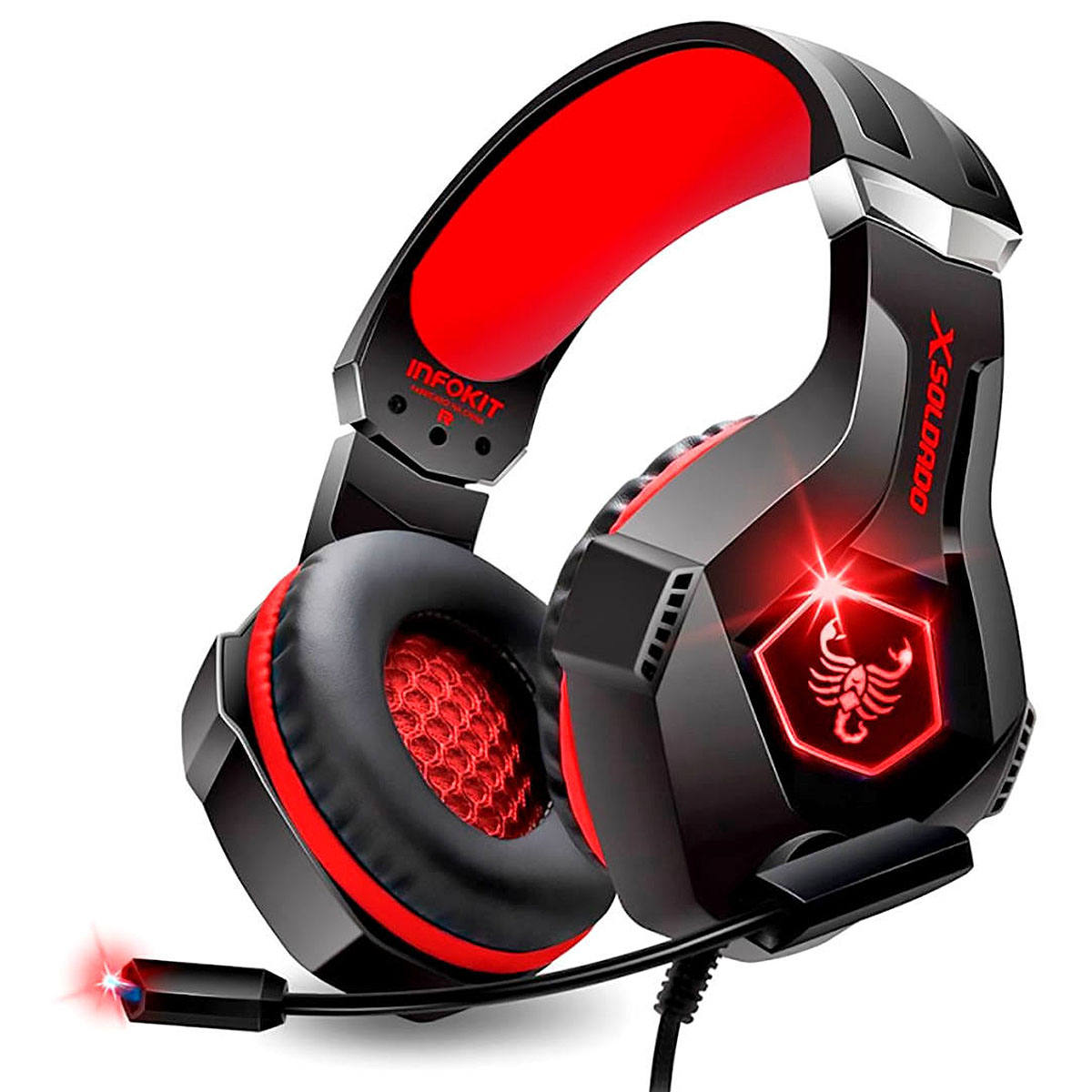headset gamer com cancelamento de ruído