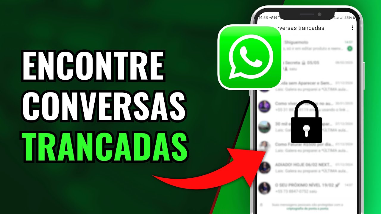 onde ficam as conversas trancadas do whatsapp