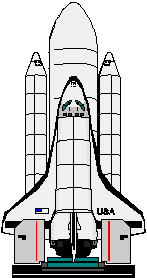 ônibus espacial vs foguete