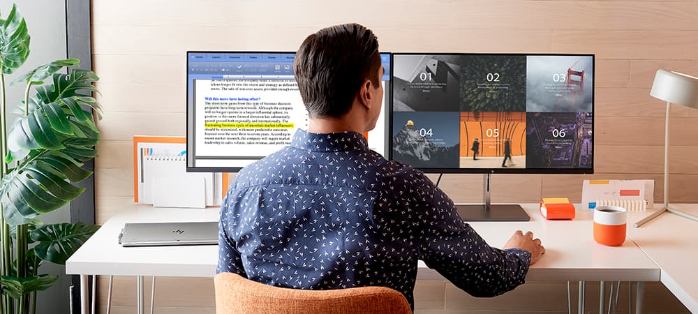 PC com tela dividida