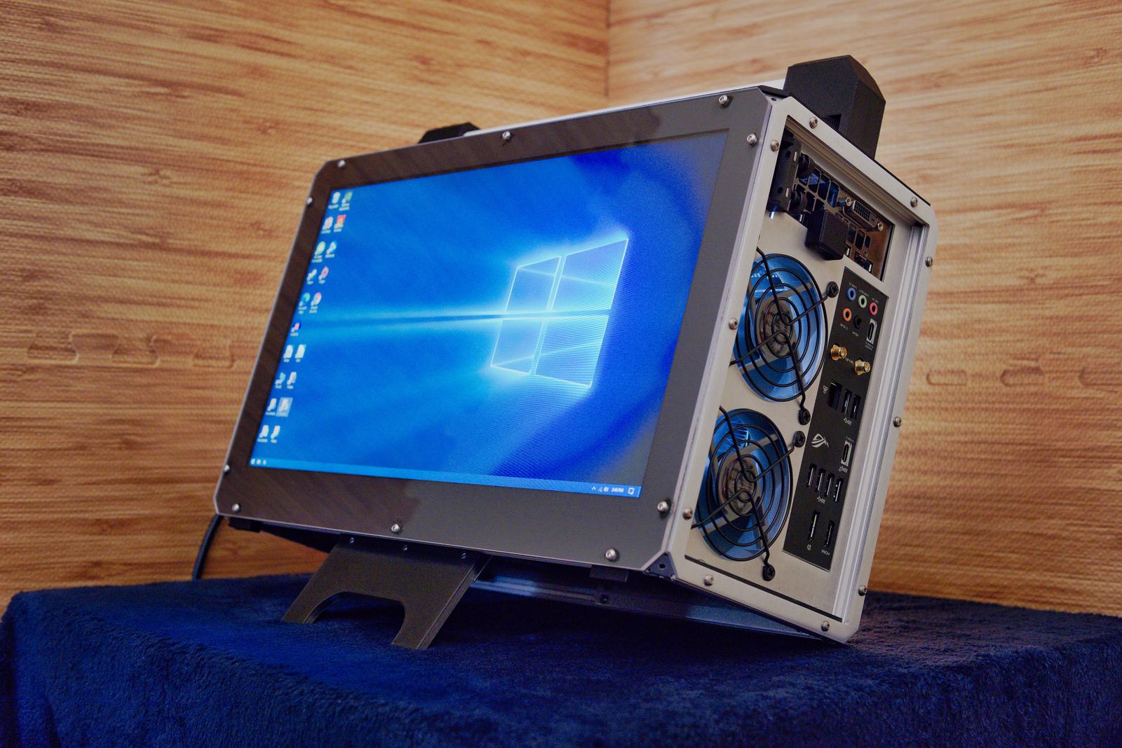 PC com tela dividida