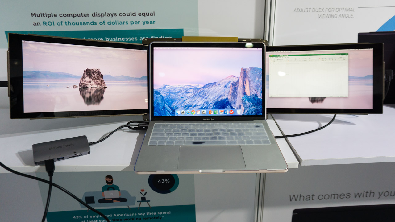 PC com tela dividida