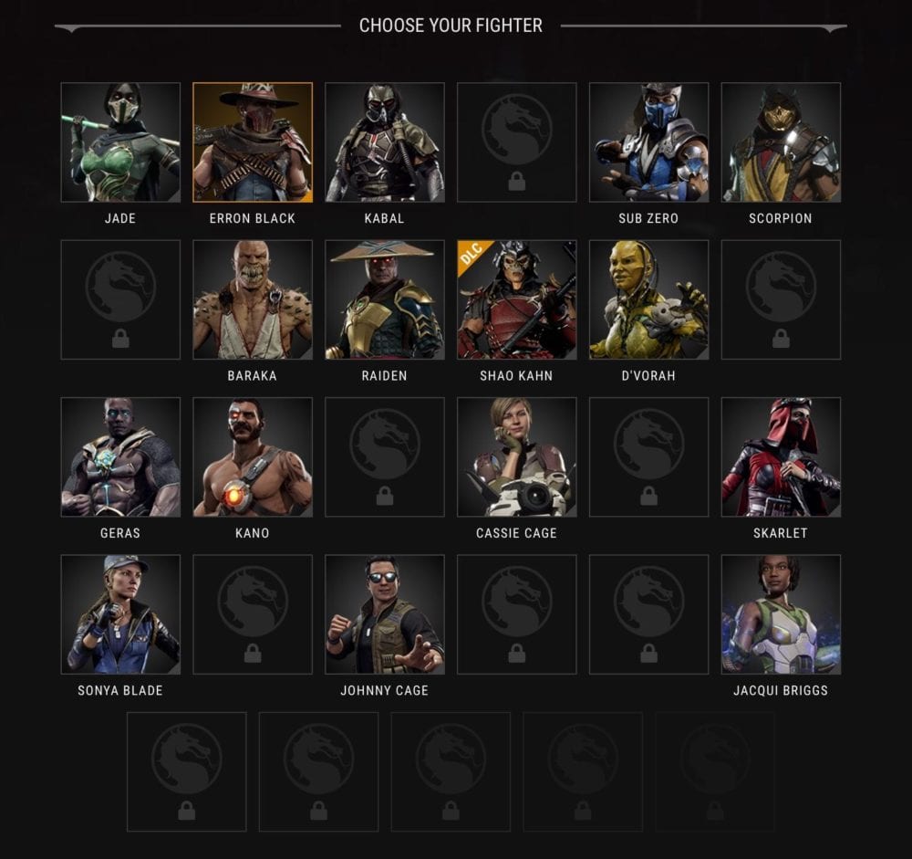 personagens do mortal kombat