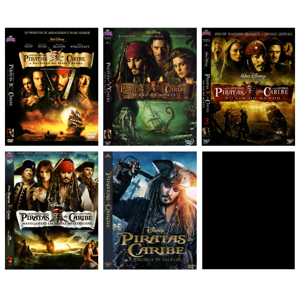 assistir piratas do caribe em ordem